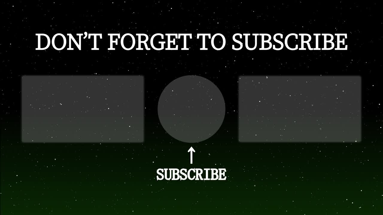 espacio galaxia tarjeta de finalización pantalla de finalización gráficos de movimiento