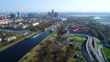 canal named after moscow, russia.