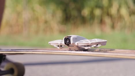 longboarding on a summer day