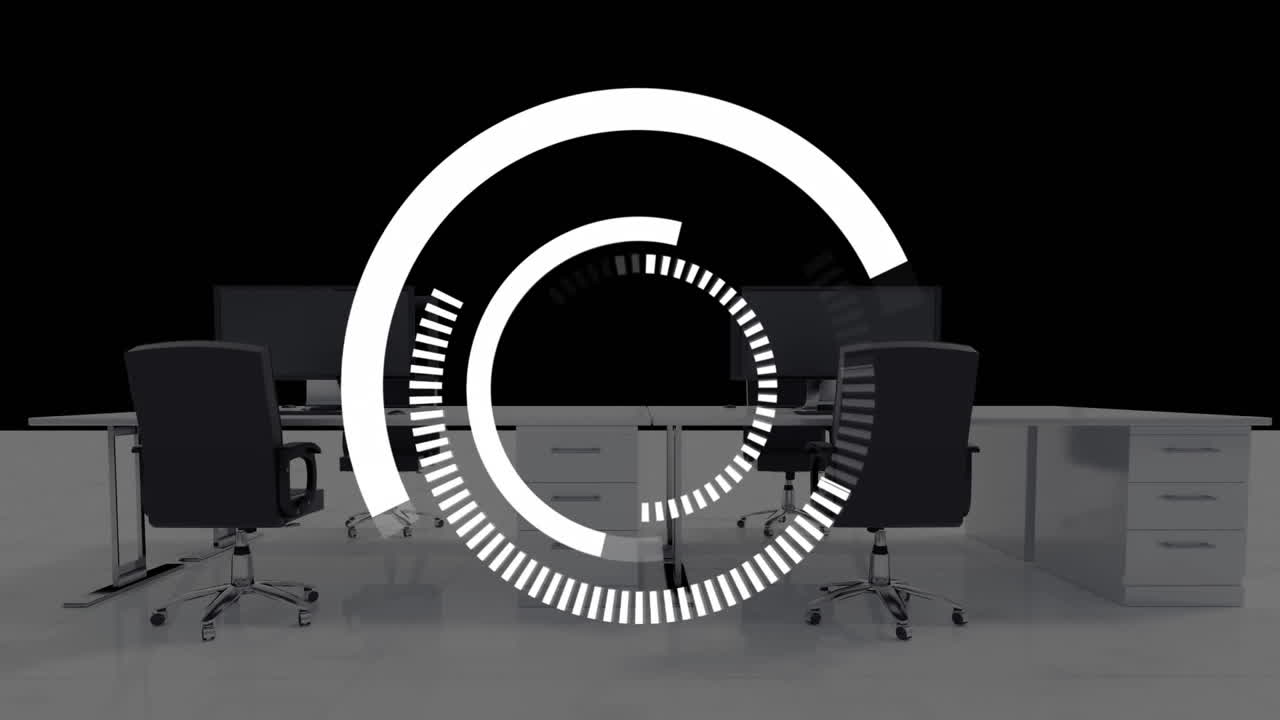 animación del icono de carga en la oficina de negocios