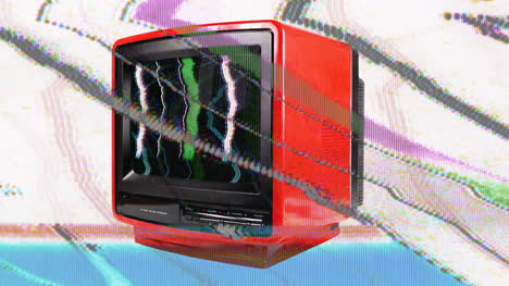 televisor rojo 03
