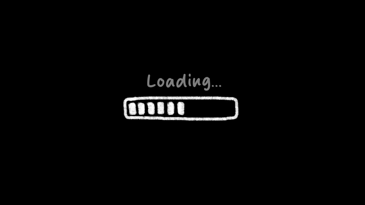 Hand Drawn Loading Progress Bar Animation Loop