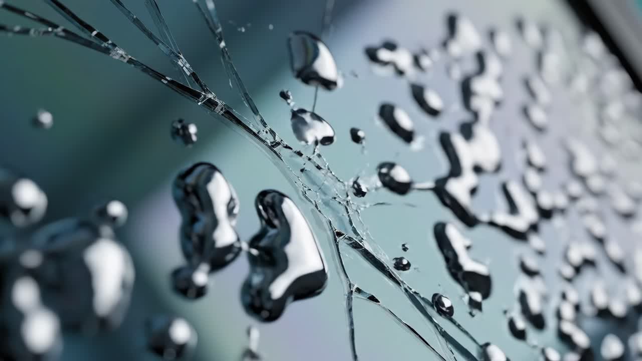 Shattered Glass Close-up