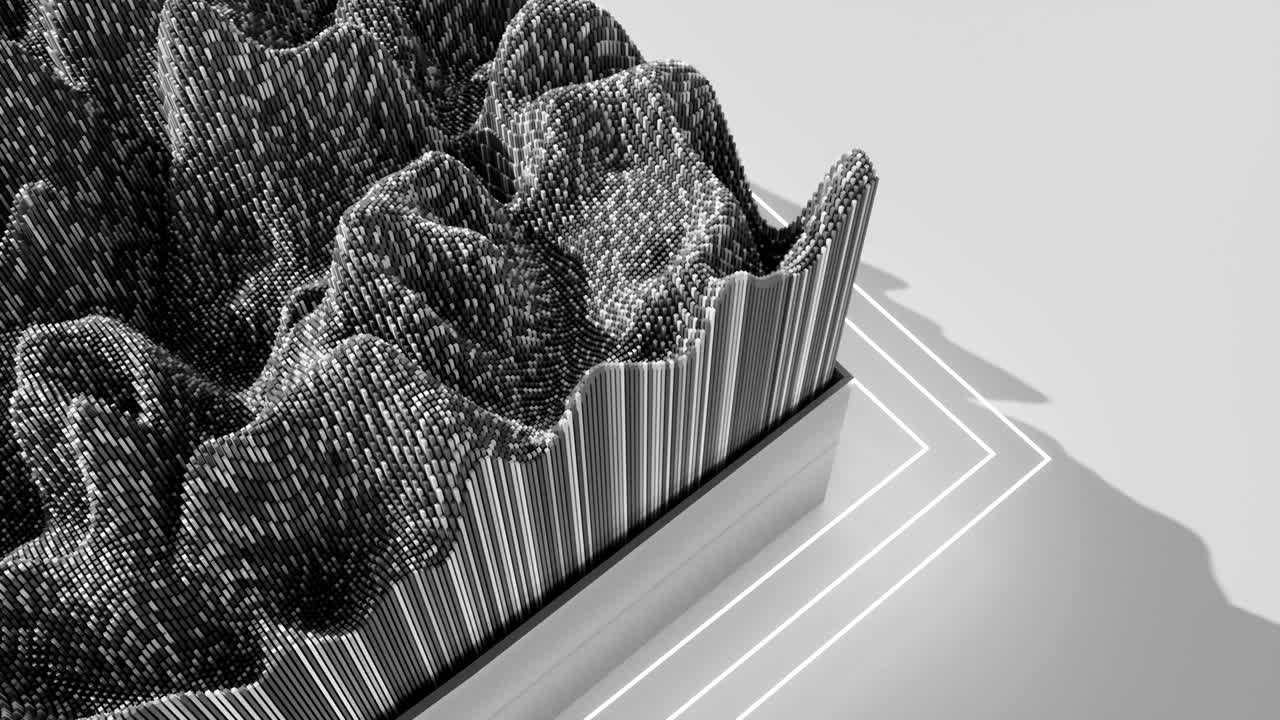 diseño cúbico minimalista de 4k.