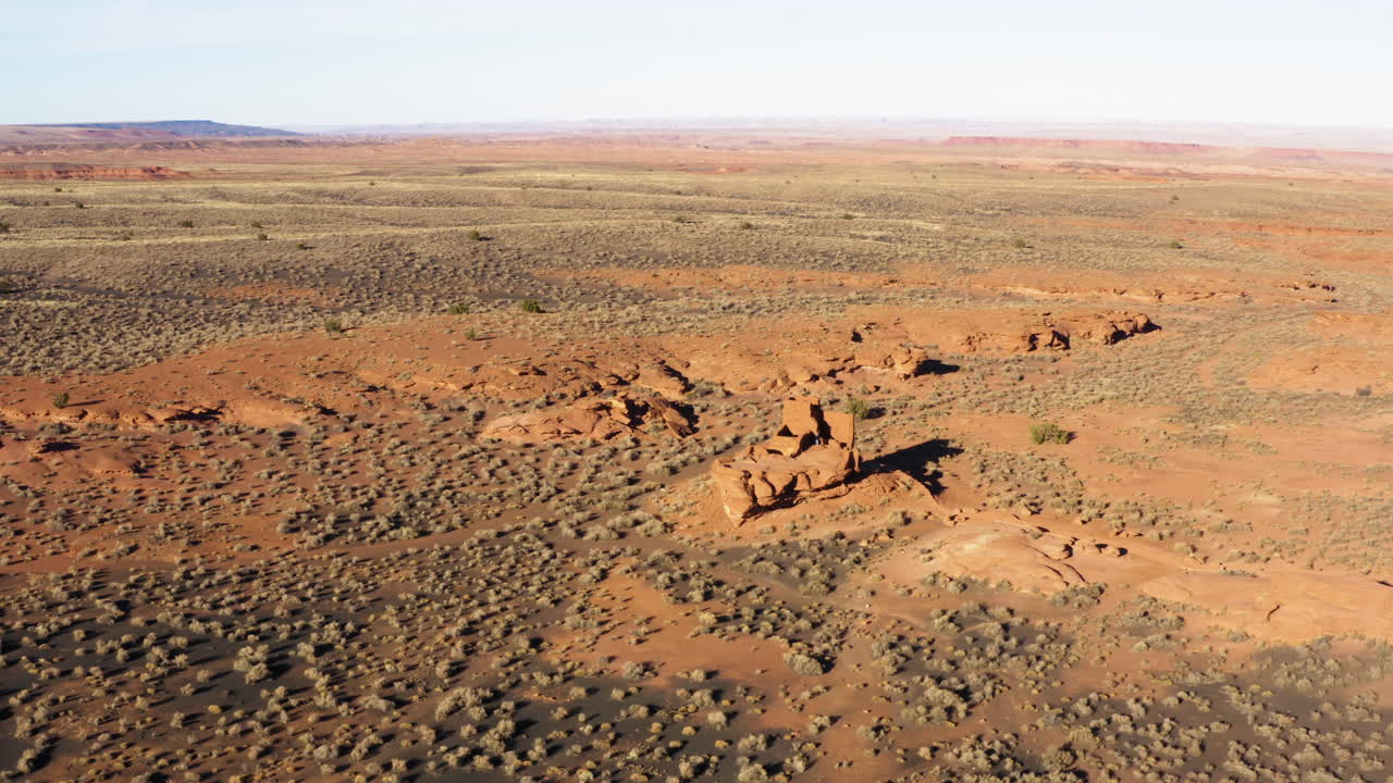 화창한 여름날의 멋진 사막 풍경