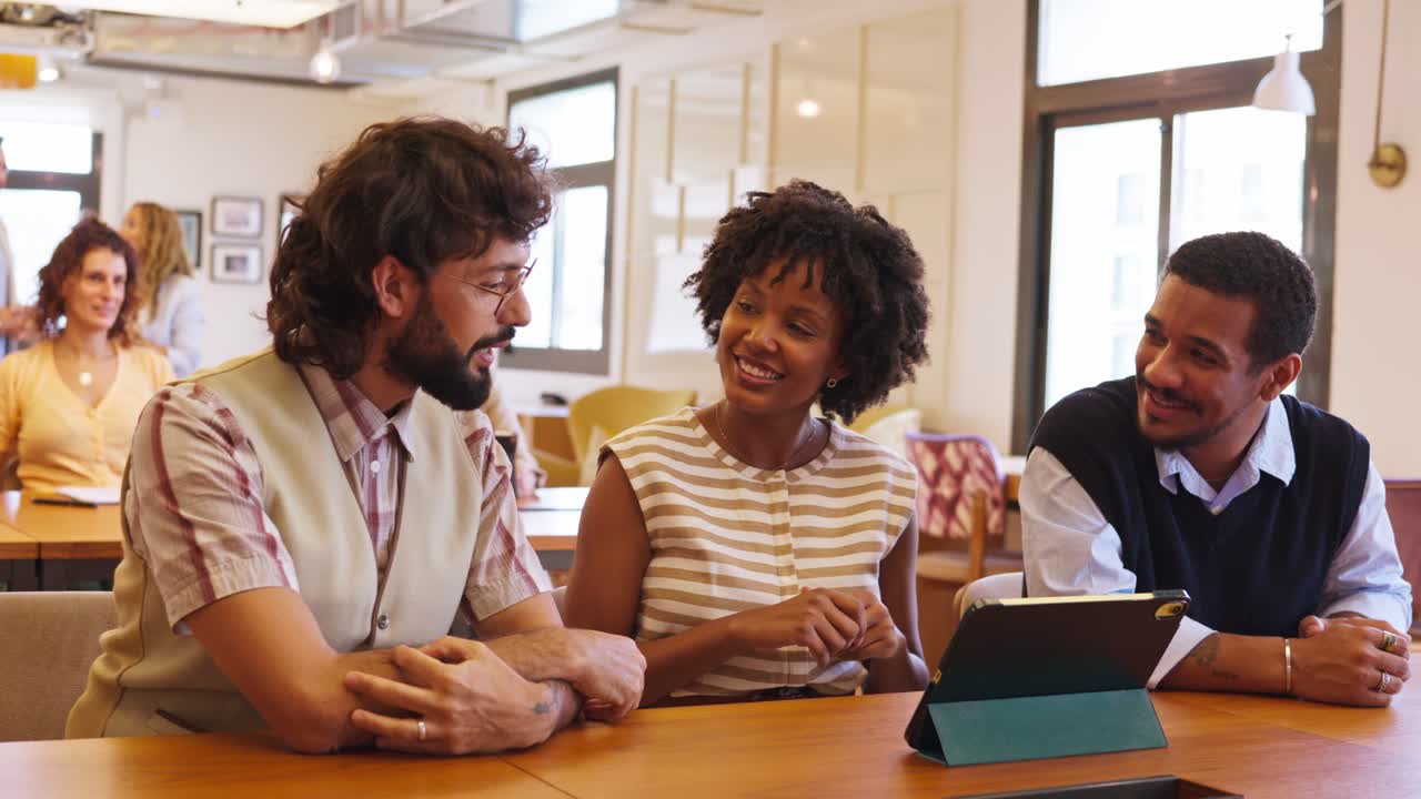 Business meeting in a modern office