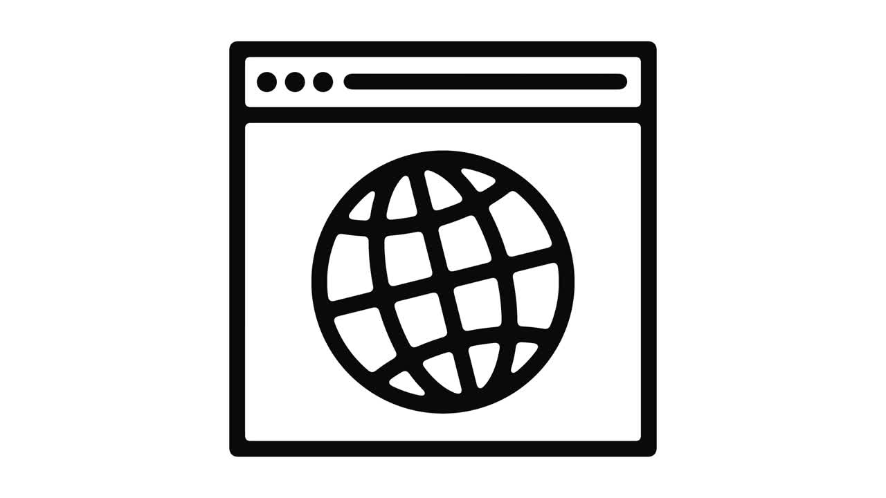 gráfico de movimiento de línea de internet