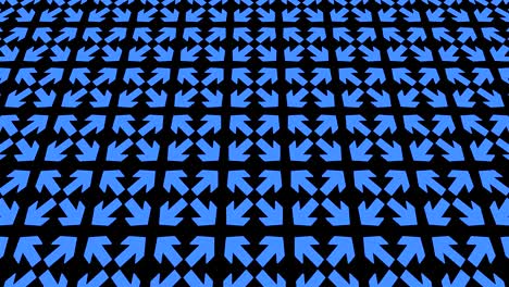 graphic video pattern with geometric figures that tilts up and moves.