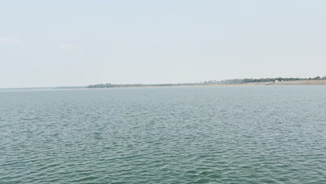 Static-shot-of--a-river-in-India