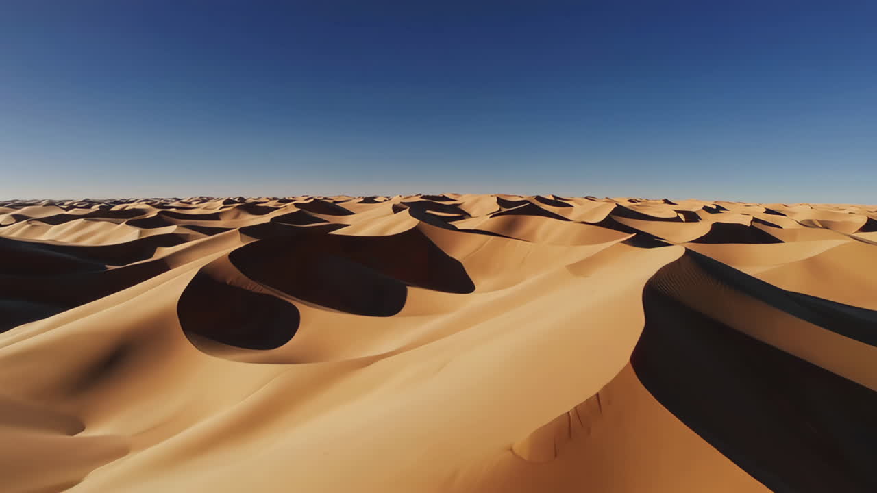 Vast Desert Sand Dunes