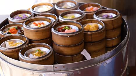 dim sum display