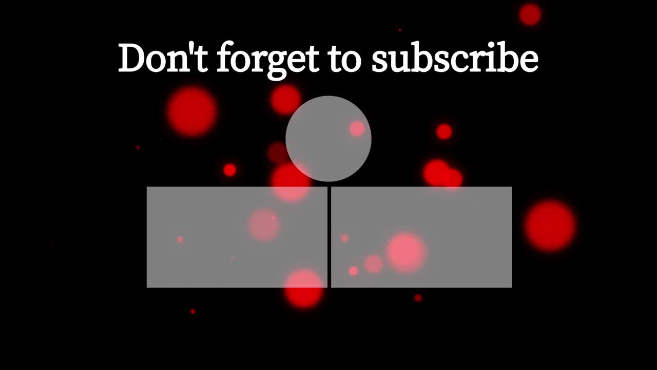 객체 조명 엔드 카드 엔딩 스크린 모션 그래픽