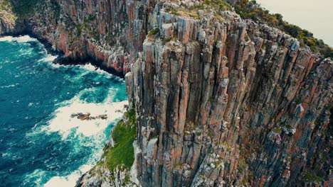 Vista-De-Cabo-Hauy-Drone-En-Tasmania,-Australia-7