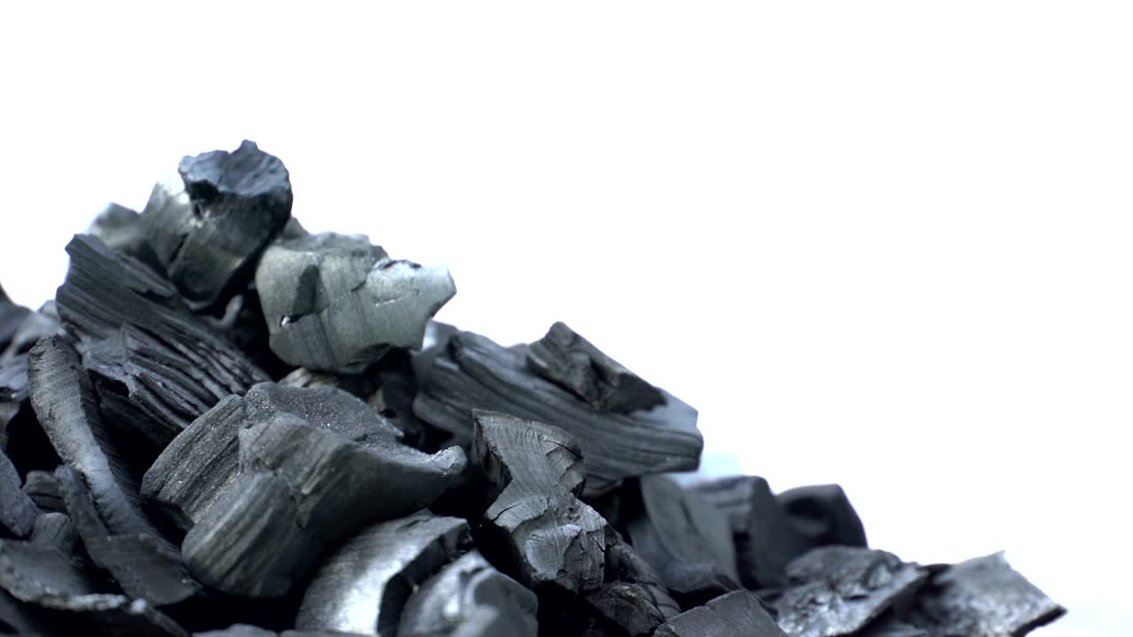 검은 나무 석탄 질감 배경