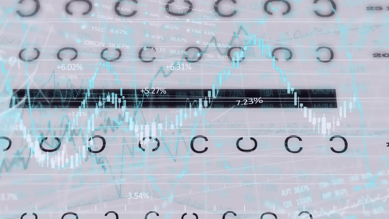 Graduation concept icons and data processing against mathematical abstract shapes on blue background