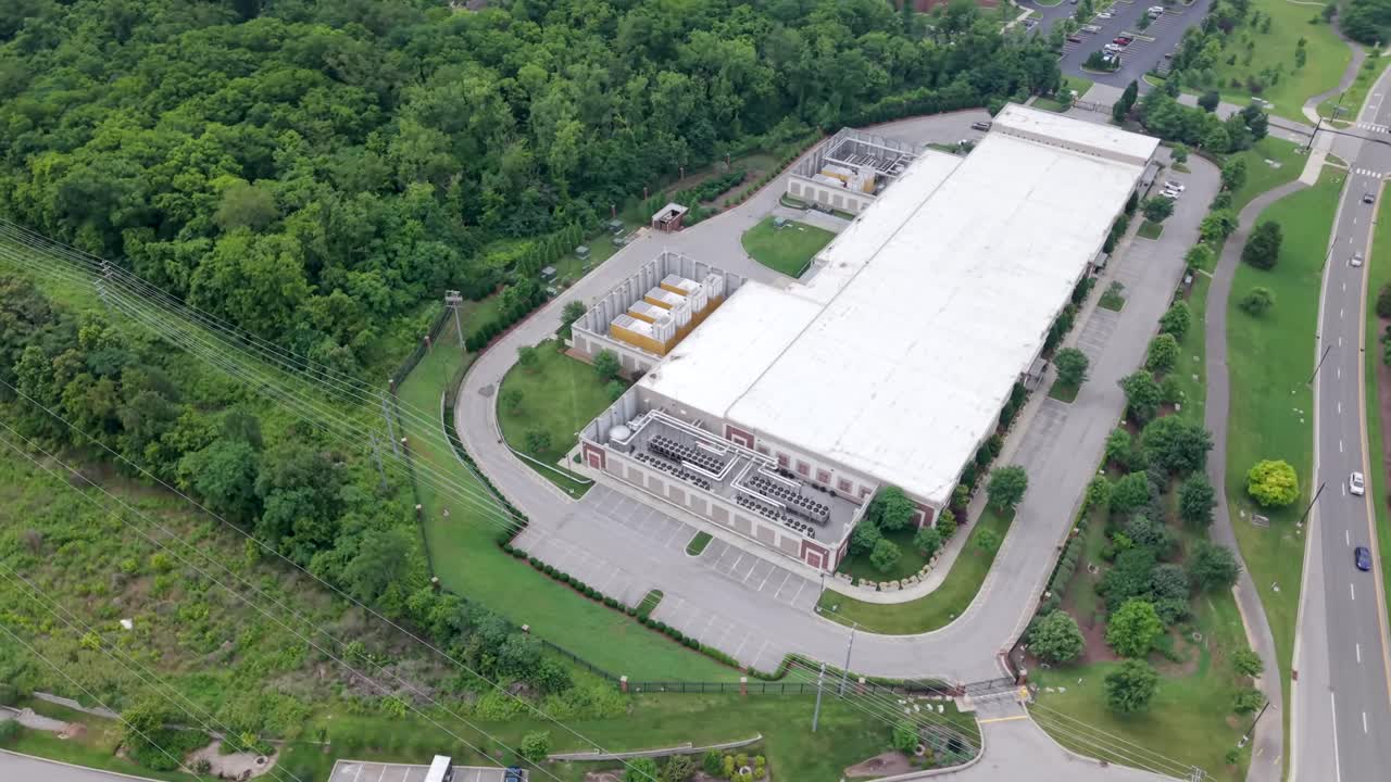 Data Center Facility Housing Critical IT Server And Systems Infrastructure In Nashville, Tennessee, USA