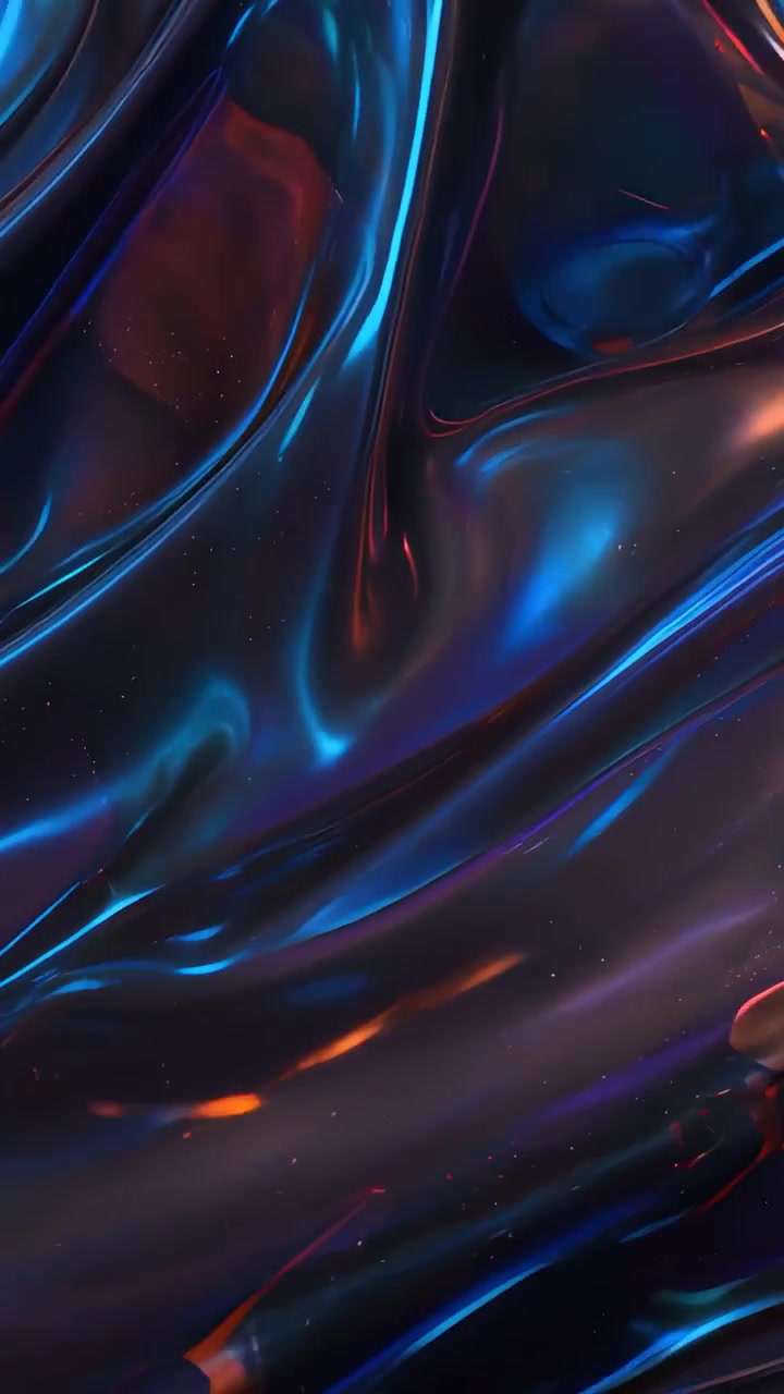 Sfondo di Onde Metalliche Astratte 4K