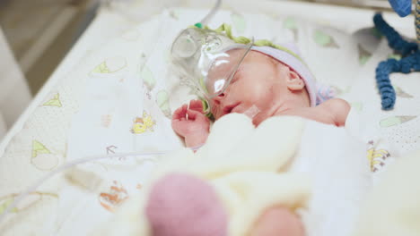 bebé prematuro en cuidados intensivos infantiles