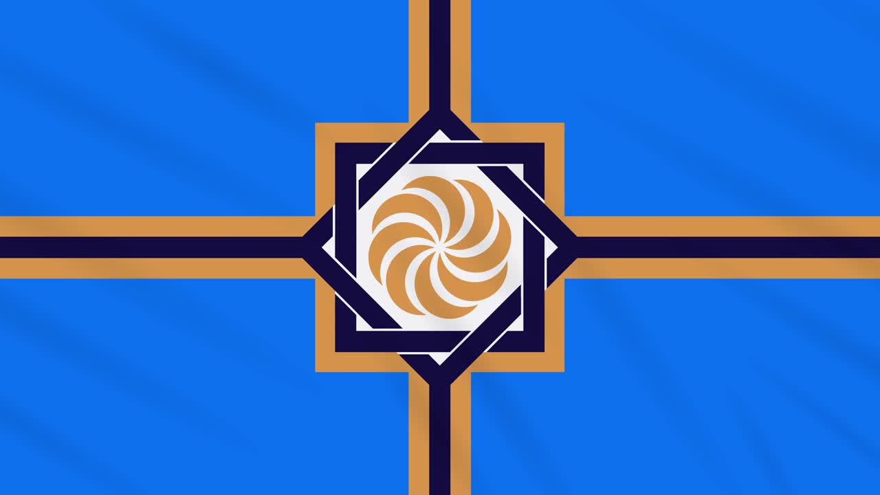 서부 아르메니아 발을 흔드는 천, 배경, 루프에 이상적입니다.