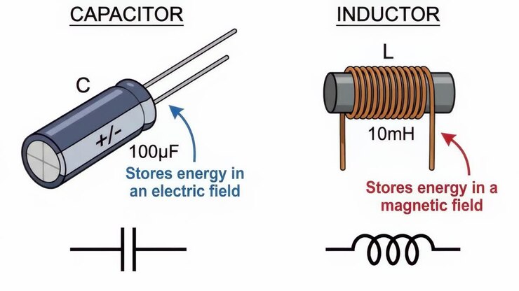 Capacitor and Inductor Comparison