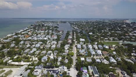 anna maria island, bairro de fl north end durante o verão