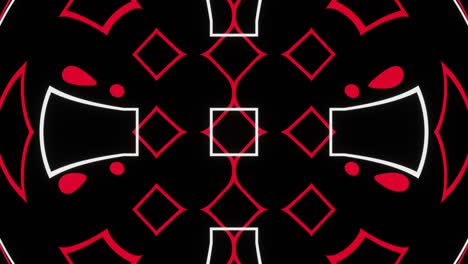 abstracción pulsante roja patrón de cambio