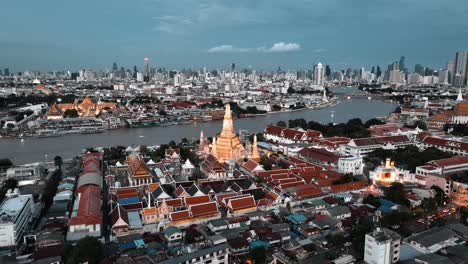 timelapse  - wat arun temple drone footage