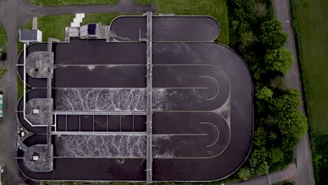 Top-down-aerial-water-treatment-facility-in-The-Netherlands