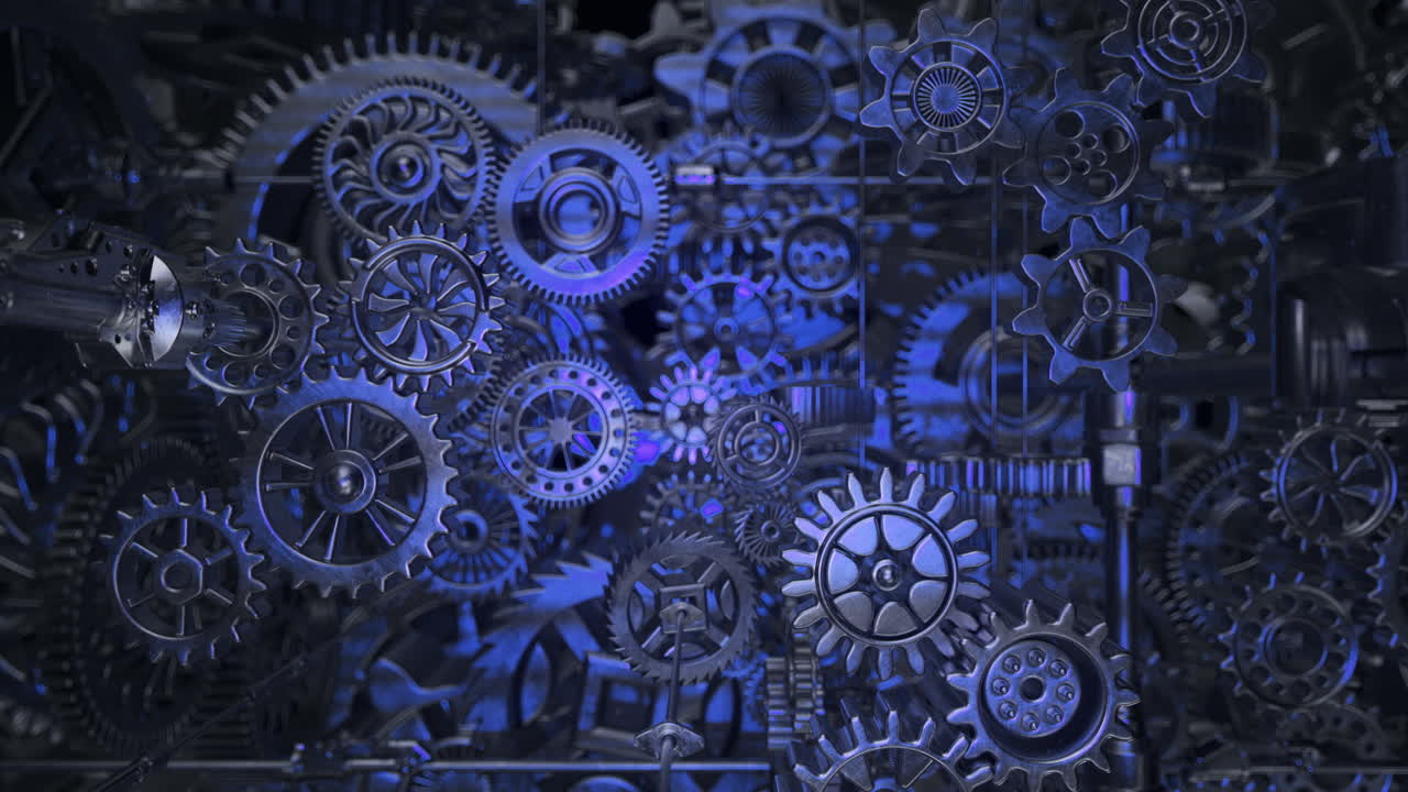 Abstract Mechanical Gears