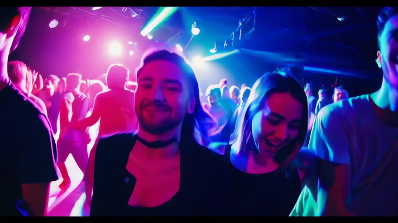 People Dancing and Having Fun at a Nightclub
