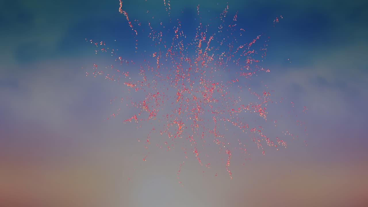 하늘에 불꽃놀이