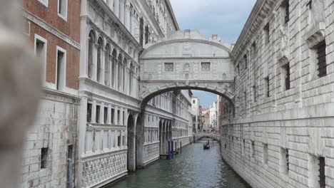 bridge of sighs in venice, italy