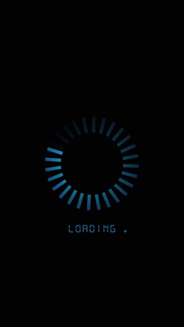 Loading and buffering icon animation looped loading virtual circle for internet with connectivity