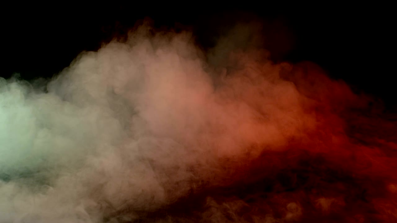 nubes de humo de hielo seco realista