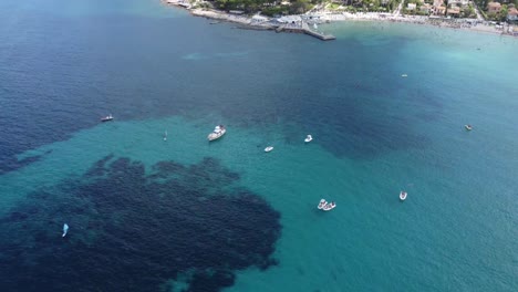 drone view of the mediterranean sea on the sicilian coast 2