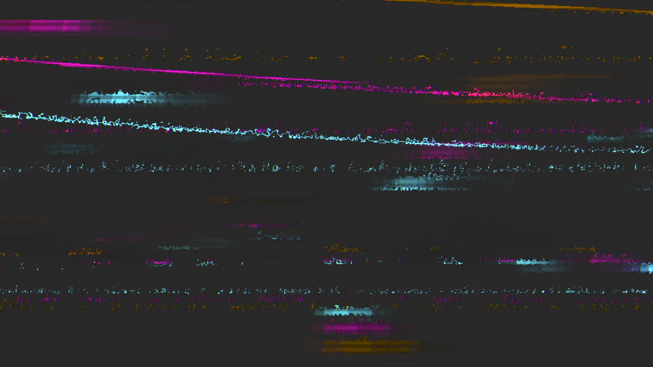 falla digital y efectos de ruido de televisión estática