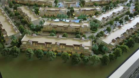 model of a residential housing development