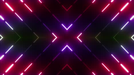 neon geometric light pattern
