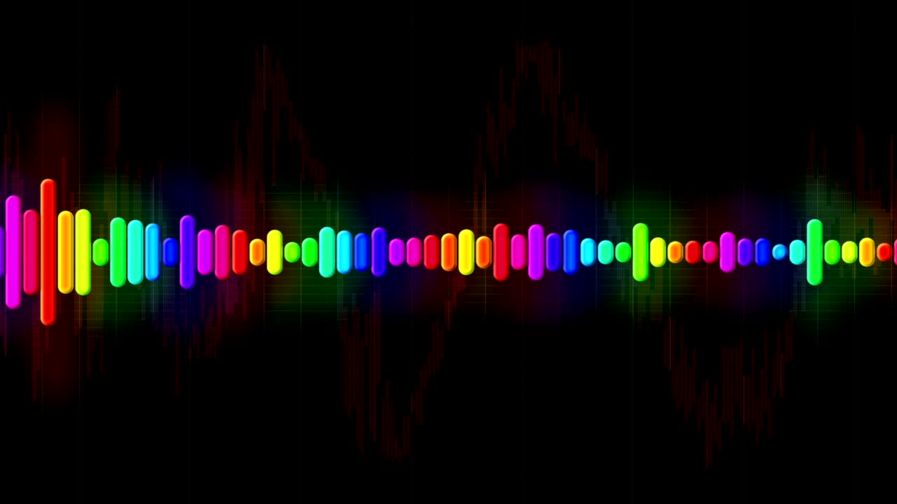 simulación del espectro de audio