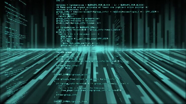 Animation of data processing on interface