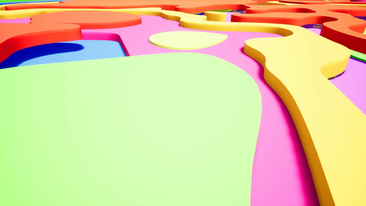 animación de gradiente de onda colorida.. futuros patrones geométricos fondo de movimiento. renderización 3d 4k