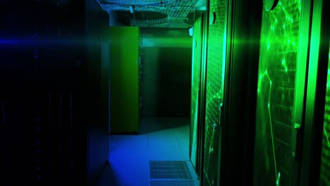 animazione di forme in movimento sulla stanza del server