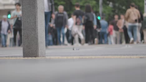 busy city intersection