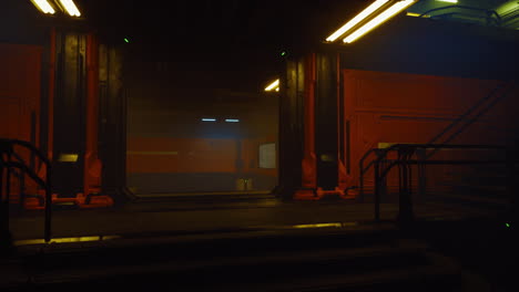 corredor futurista