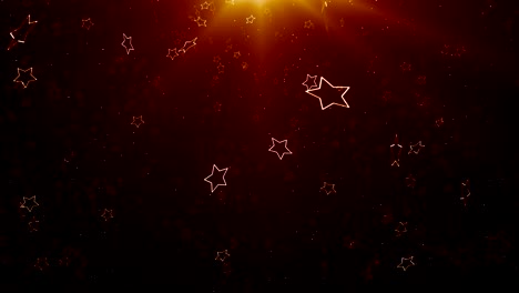 partículas de polvo estelar abstracto luz bokeh títulos de movimiento bucle de fondo cinematográfico
