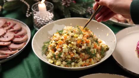 christmas festive salad