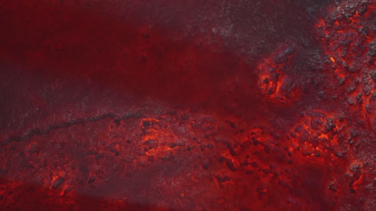 녹은 용암 흐름