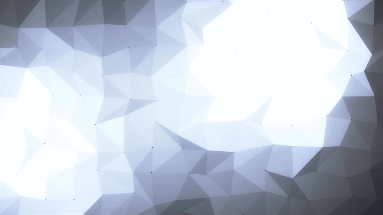 malla poligonal abstracta que se ondula lentamente.