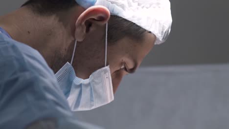 surgeon in operating room