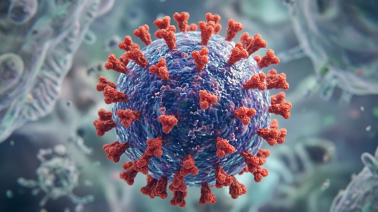 High Detail Microscopic Visualization of Infectious Virus Particles in Cellular Environment